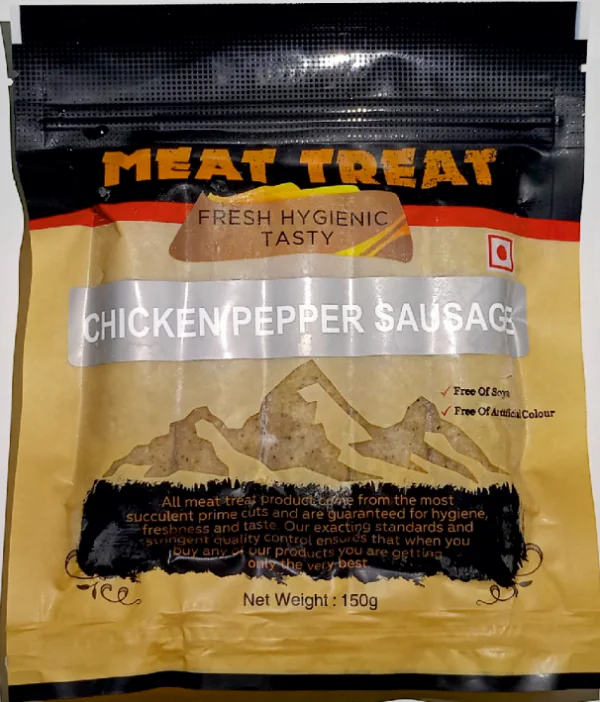 Chicken Pepper Sausages pack