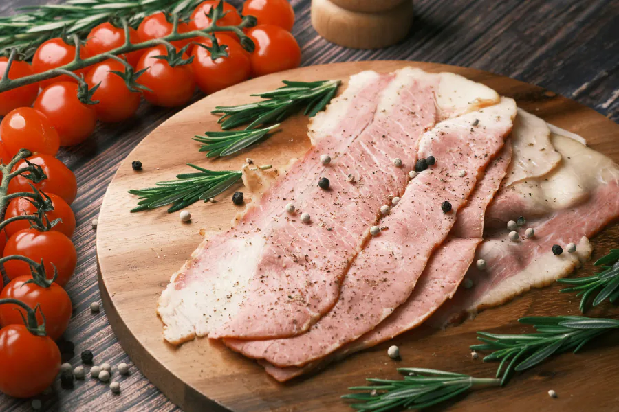 Sliced bacon